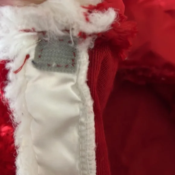 Girls Christmas Short Sleeve Cardigan with Bells - Picture 5 of 5